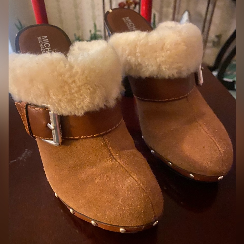 Michael Kors Wooden Clogs
